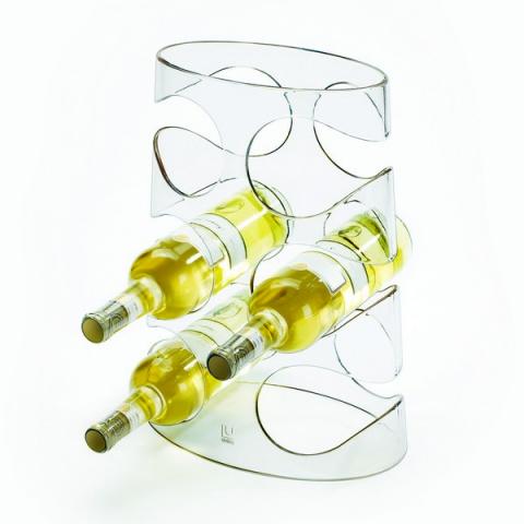 Raft 6 sticle de vin - transparent