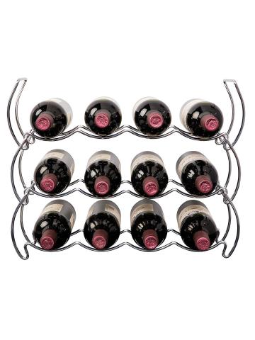 Raft StackRack cromat pentru 12 sticle de vin Hahn 77012