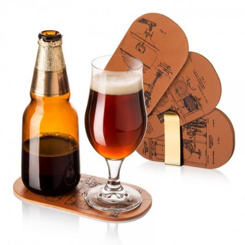 Set 6 suporturi pentru sticla si pahar bere VV 18555